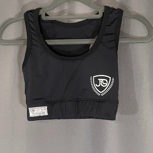 Simple Black Sports Bra